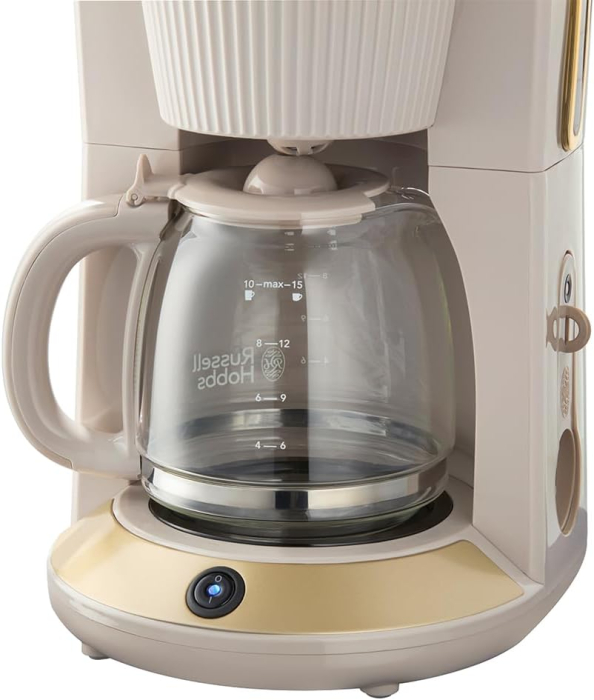 Cafetiera cu filtru Russell Hobbs 26781-56 Bronte, 1.25L, WhirlTech, pause & pour, mentinere cald 40 min, Stone [8]
