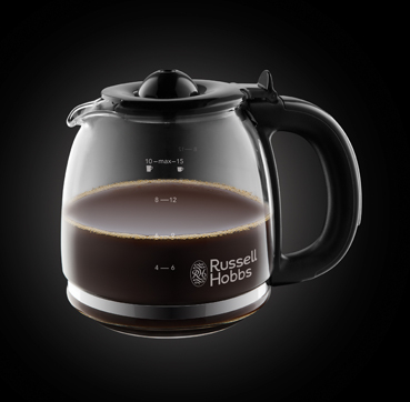 Cafetiera Russell Hobbs Victory, 1.25L, filtru permanent, plita mentinere cald, indicator nivel apa, inox [3]