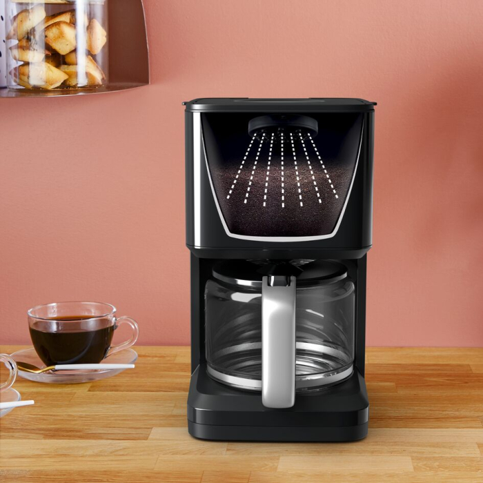 Cafetiera TEFAL Smart'n Light CM600810, 1000W, ecran digital, capacitate 1.25L, functie auto OFF, sistem antipicurare, carafa sticla, functie mentiner [4]