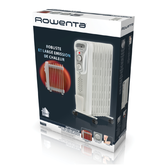 Calorifer electric Rowenta Intensium BU2620F0, 9 elemenți, 2000W, oprire automata, termostat mecanic [5]