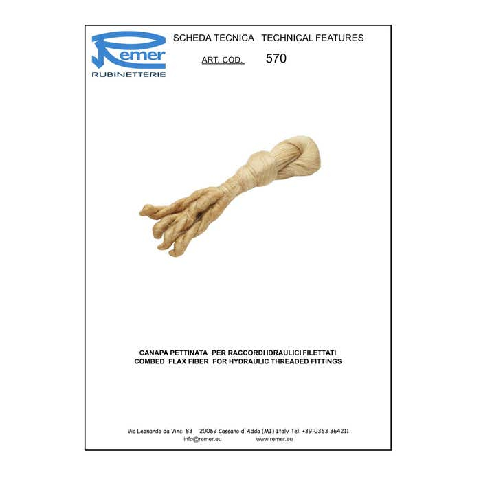 Canepa etansare fitinguri filetate, 570 [2]