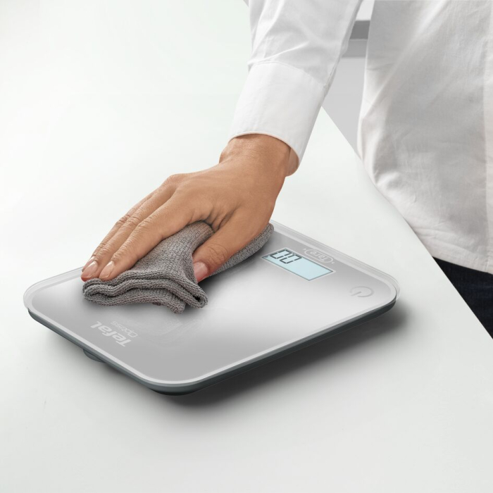 Cantar de bucatarie Tefal Optiss BC50U4V0, 5 kg, sticla securizata, functie Tara, cantarire a lichidelor, precizie 0.5g, afisaj LCD, carlig de a [7]