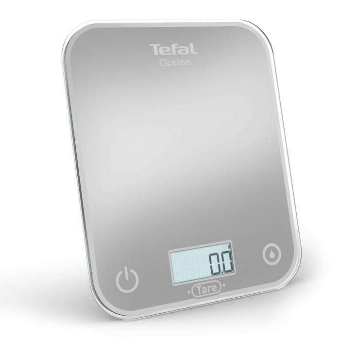Cantar de bucatarie Tefal Optiss BC50U4V0, 5 kg, sticla securizata, functie Tara, cantarire a lichidelor, precizie 0.5g, afisaj LCD, carlig de a [2]