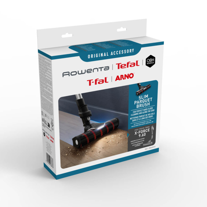 Cap de aspirare cu perie pentru parchet Rowenta ZR045010, iluminare LED, compatibil cu aspiratorul X-Force 9.60, seriile RH20xx [2]