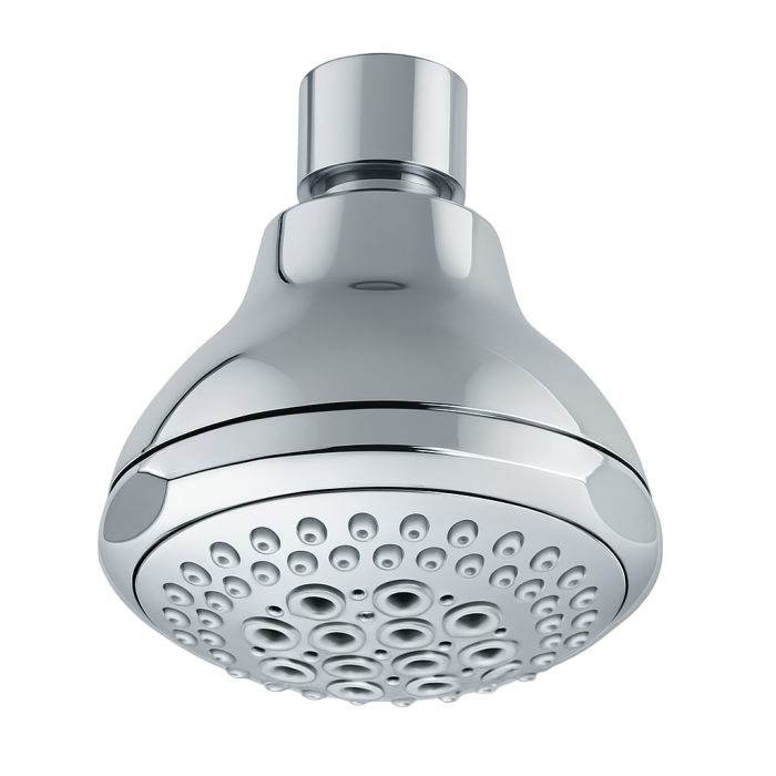 Cap de dus Remer Rubinetterie 355FOX, 2 functii, sistem anticalcar, articulatie sferica, finisaj crom lucios [1]