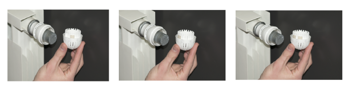 Cap termostatic cu sonda lichida Giacomini T470CX001, pentru calorifer portprosop, crom lucios [4]