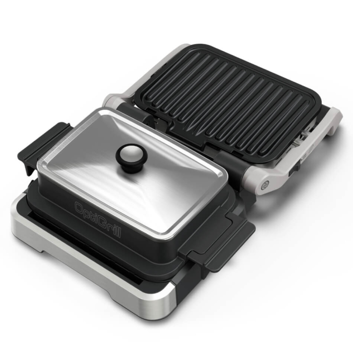 Capac pentru gatit Tefal XA731810, compatibil cu gratarul electric OptiGrill 4 in 1 si OptiGrill 2 in 1, inox, compatibil cu masina de spalat v [3]