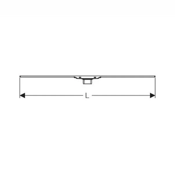 Capac pentru rigola de dus Geberit CleanLine20 30-90 cm metal lucios [6]