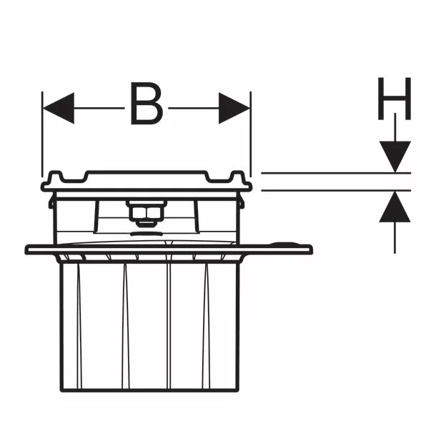 Capac pentru rigola Geberit CleanLine60 30-130 cm crom otel inoxidabil [4]