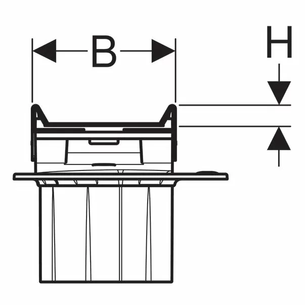 Capac pentru rigola Geberit CleanLine80 30-90 cm champagne [4]