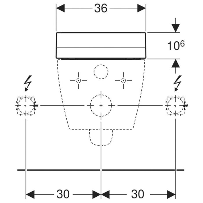 Capac WC, bideu, Geberit, Aquaclean, Tuma Classic, alb [4]