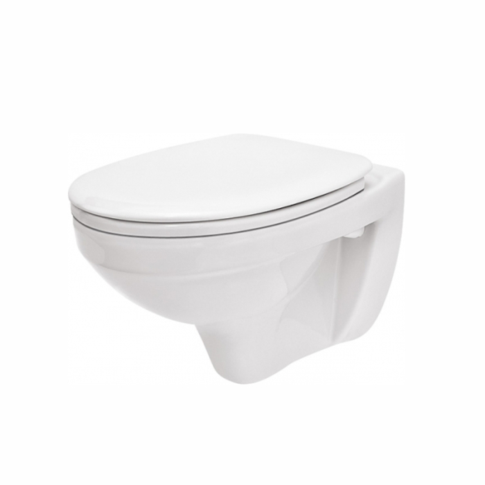 Capac WC Cersanit, Terra, din polipropilena, alb [5]