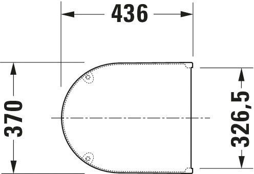 Capac WC Duravit 0063810000, Starck 3, pentru wc, suprafata antiaderent, seria Starck 3, design modern, alb [13]