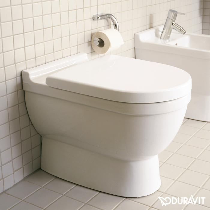 Capac WC Duravit 0063810000, Starck 3, pentru wc, suprafata antiaderent, seria Starck 3, design modern, alb [2]