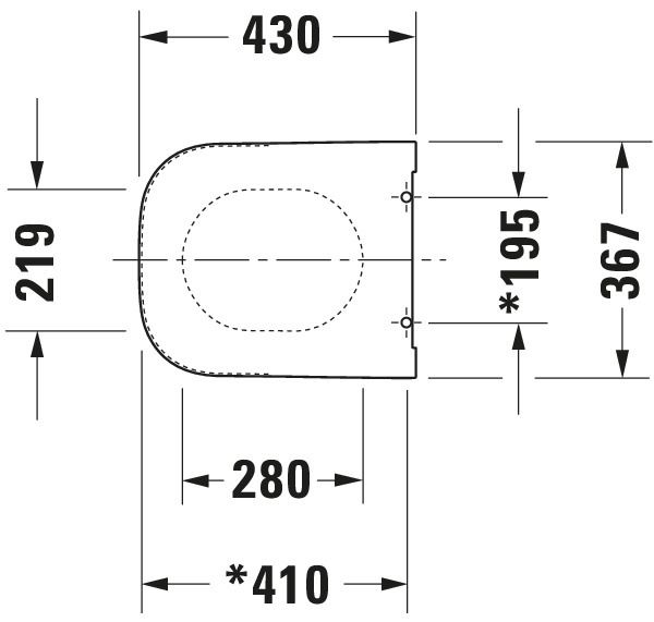 Capac WC Duravit 0064590000, Happy D.2, pentru wc, capac softclose, eliberare rapida, suprafata antiaderent, alb [22]