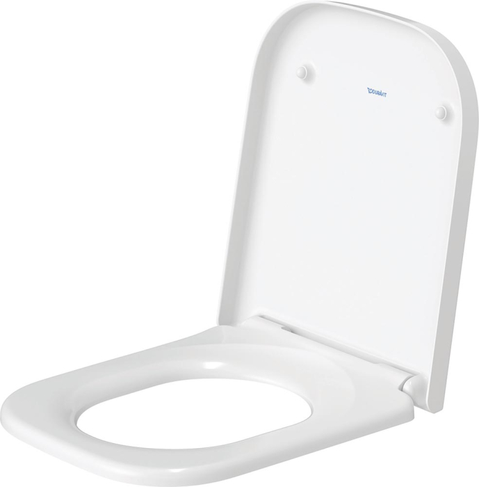 Capac WC Duravit 0064590000, Happy D.2, pentru wc, capac softclose, eliberare rapida, suprafata antiaderent, alb [2]