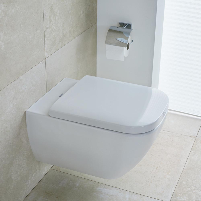 Capac WC Duravit 0064590000, Happy D.2, pentru wc, capac softclose, eliberare rapida, suprafata antiaderent, alb [12]