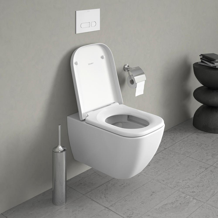 Capac WC Duravit 0064590000, Happy D.2, pentru wc, capac softclose, eliberare rapida, suprafata antiaderent, alb [5]