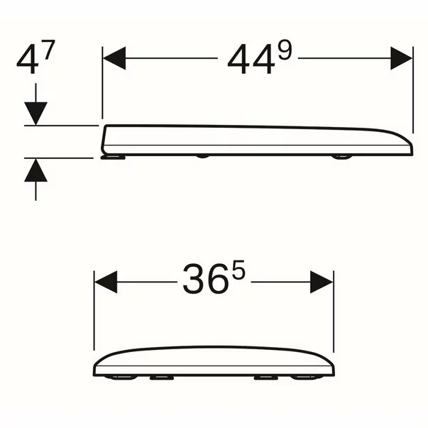 Capac wc Geberit iCon Square inchidere lenta [2]