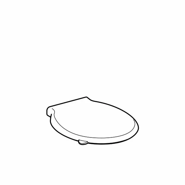 Capac wc Geberit Selnova Comfort fixare de sus alb [4]