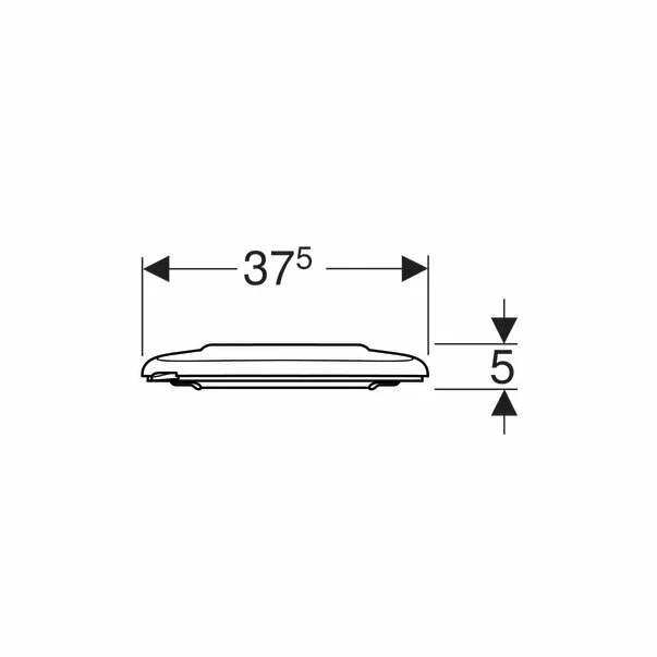 Capac wc Geberit Selnova Comfort fixare de sus alb [3]
