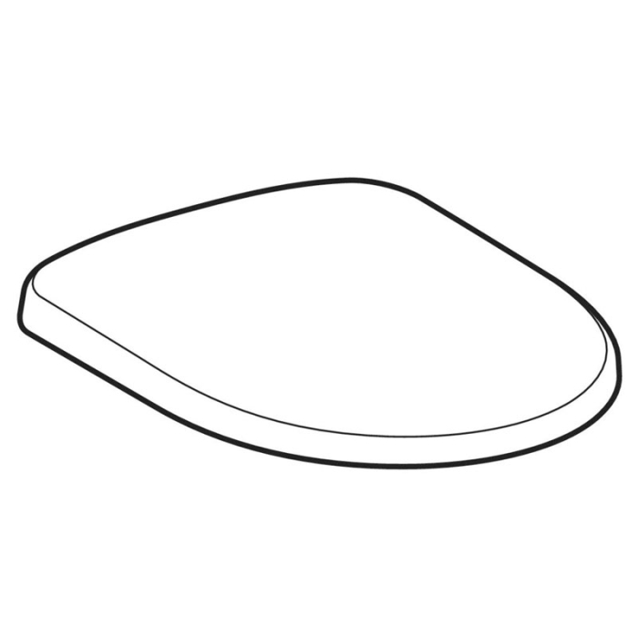 Capac WC, Geberit, Selnova, Soft Close, Quick-Release, 45 x 36 cm, alb [2]