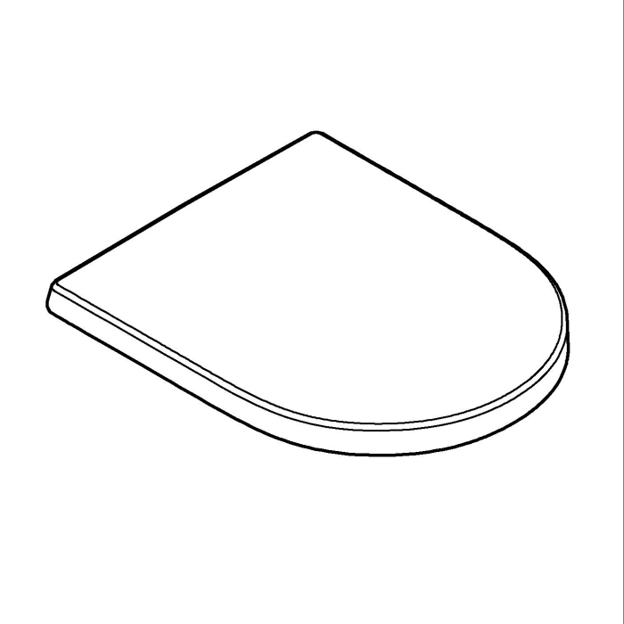 Capac WC Grohe 102501SH00, Euro Ceramic, SoftClose, alb [31]