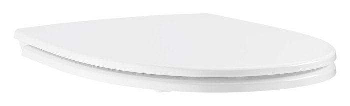 Capac WC Grohe 112946SH00, Bau Ceramic, SoftClose, Slim, datasare rapida, alb [17]