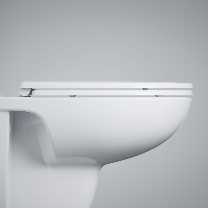Capac WC Grohe 112946SH00, Bau Ceramic, SoftClose, Slim, datasare rapida, alb [9]