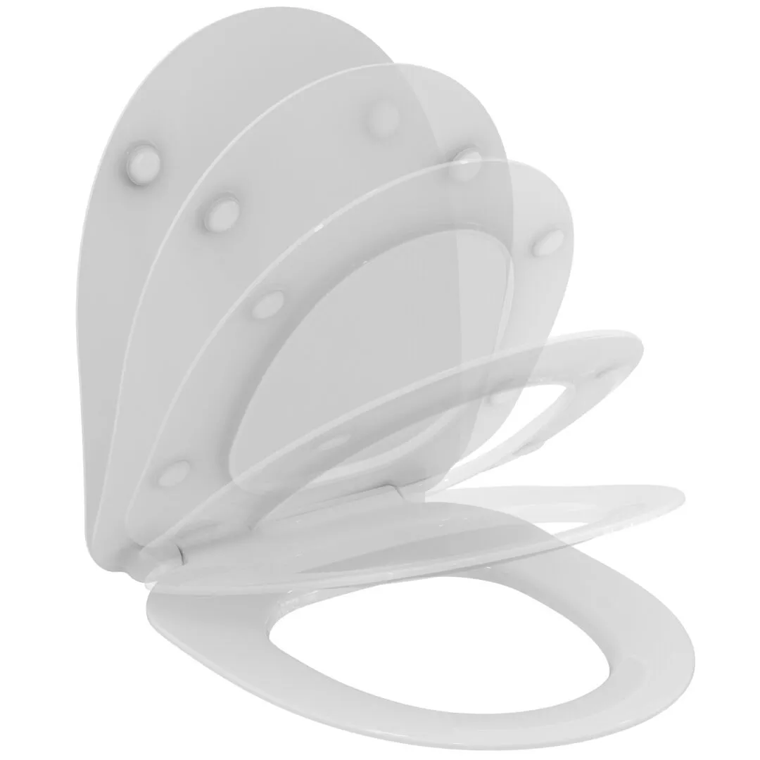 Capac WC Ideal Standard i.Life A, SoftClose, detasabil, duroplast, alb, T467601 [2]