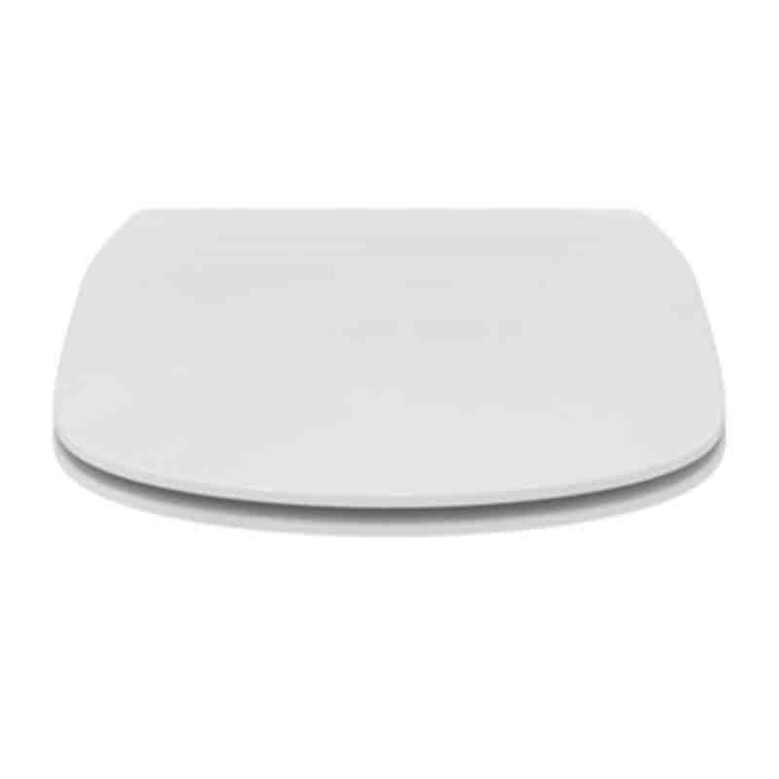 Capac Wc Ideal Standard, Tesi slim, cu balamale metalice, alb [2]