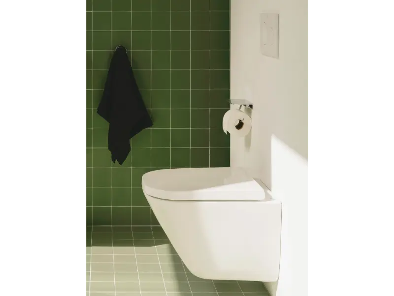Capac WC Roca A801D22001, 419 mm, 357 mm, 1 functii speciale, capac softclose, suprafata antiaderent, Alb [4]