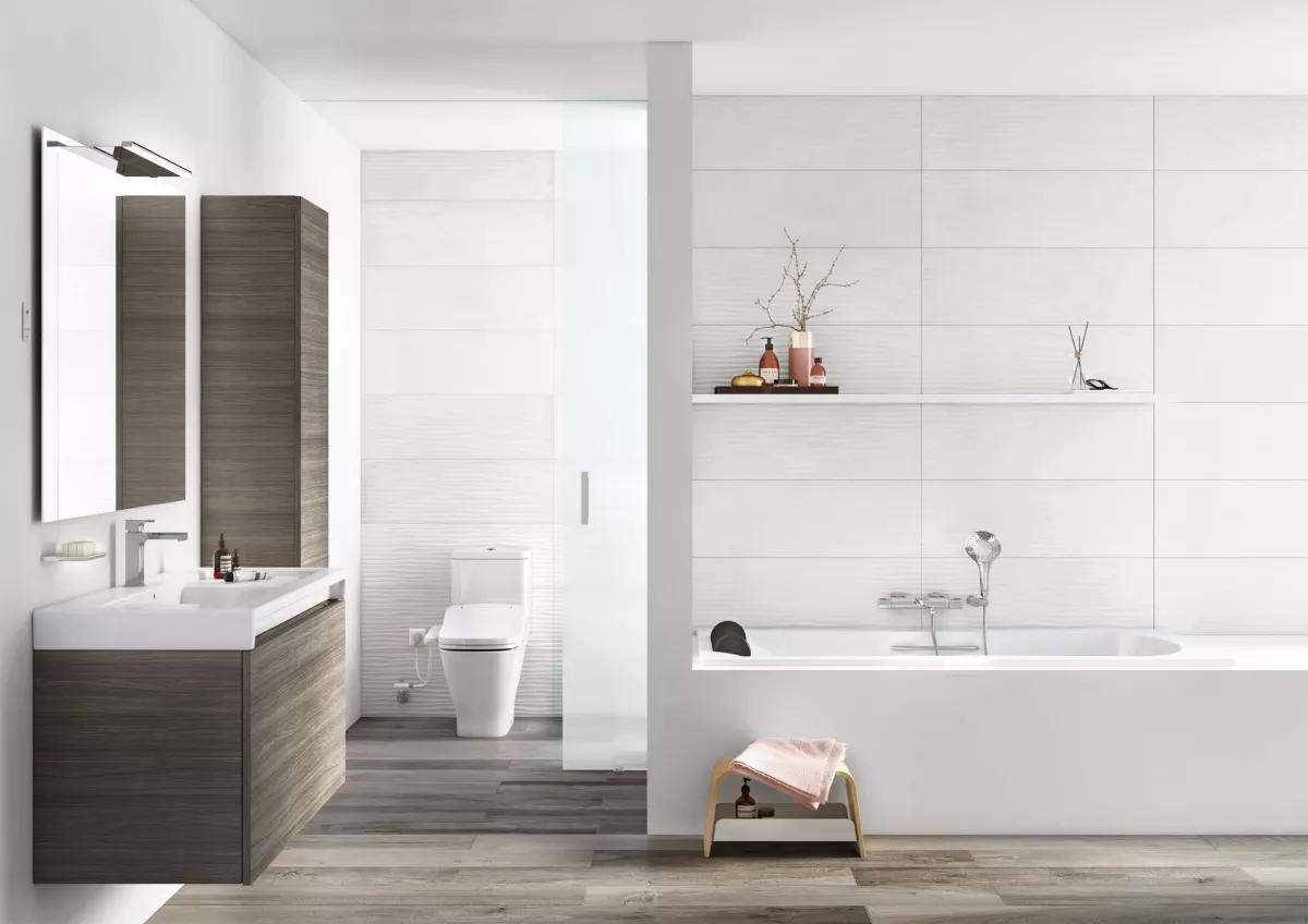 Capac WC Roca MultiClean M3, bideu, SoftClose, reglare temperatura, alb, A804052001 [8]