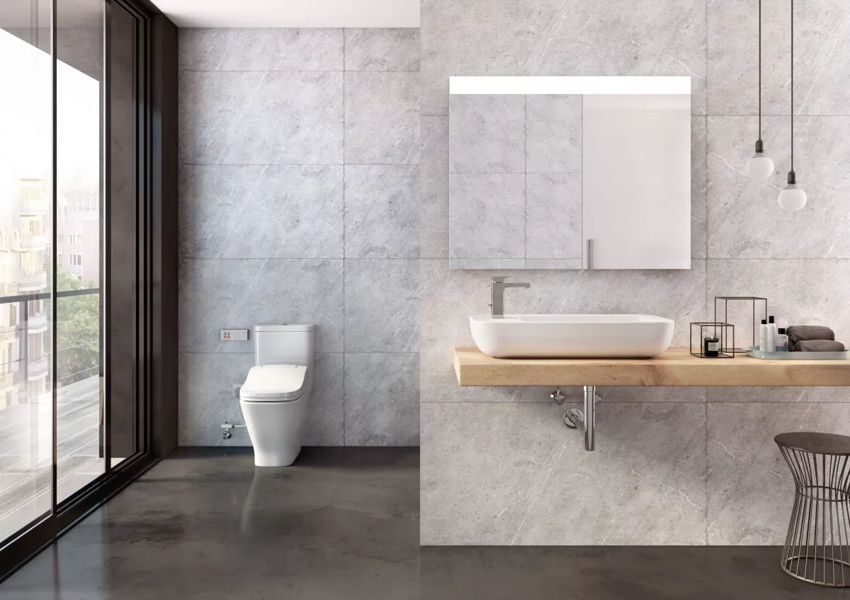 Capac WC Roca MultiClean M3, bideu, SoftClose, reglare temperatura, alb, A804052001 [9]