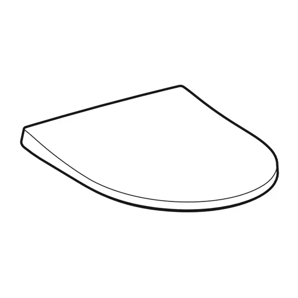 Capac WC softclose Geberit Icon alb slim Quick Release [2]