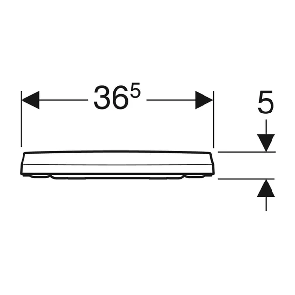 Capac WC softclose Geberit Icon alb slim Quick Release [4]