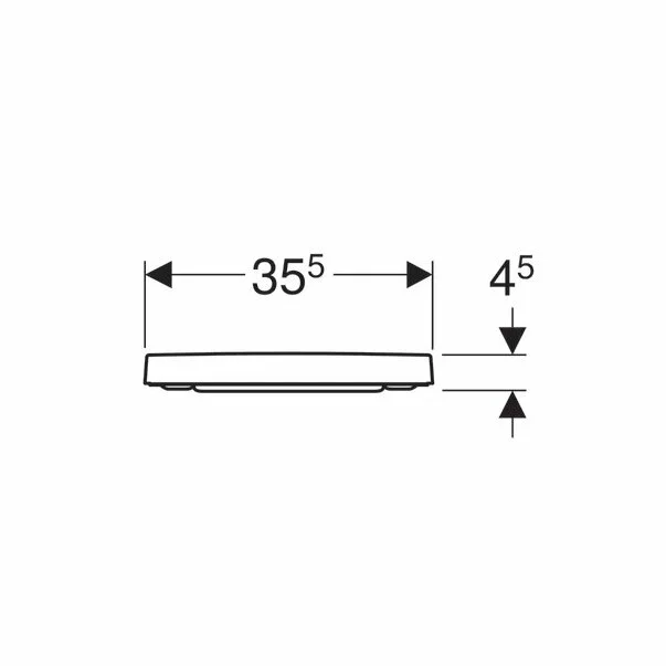 Capac wc softclose Geberit Selnova Square Quick Release [2]