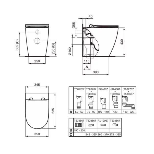 Capac WC softclose Ideal Standard i.life O alb slim Quick Release [7]