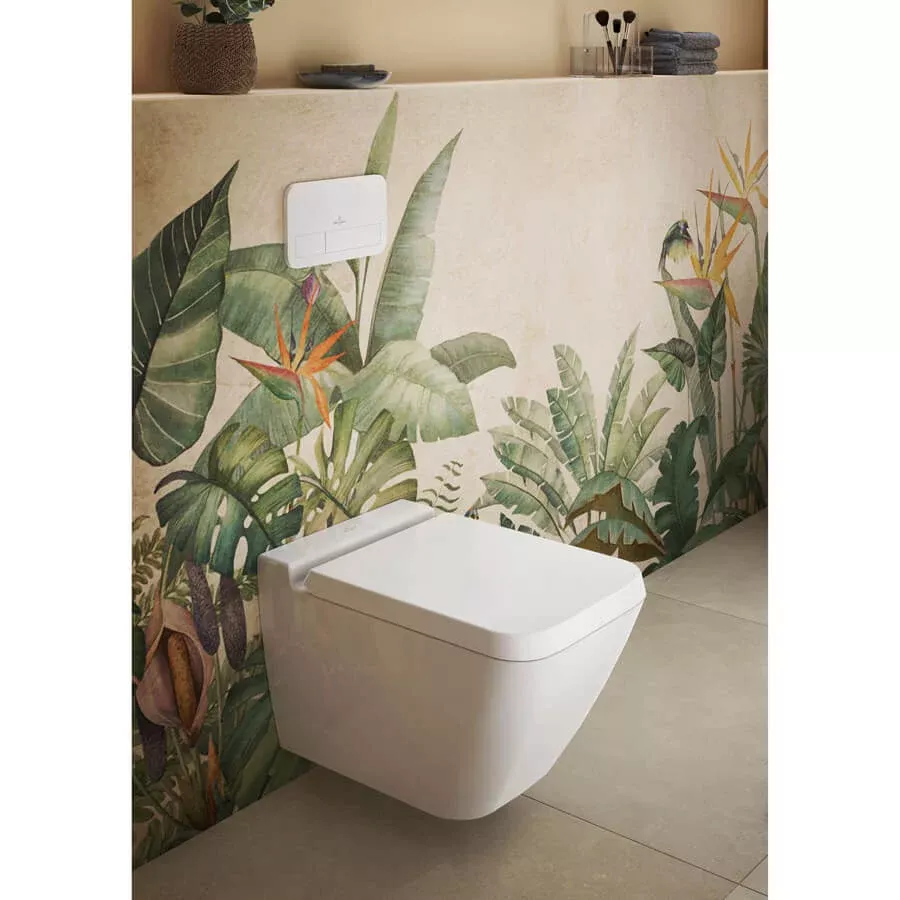 Capac WC Villeroy and Boch Finion, softclose, mat, alb, 9M88S1RW [8]