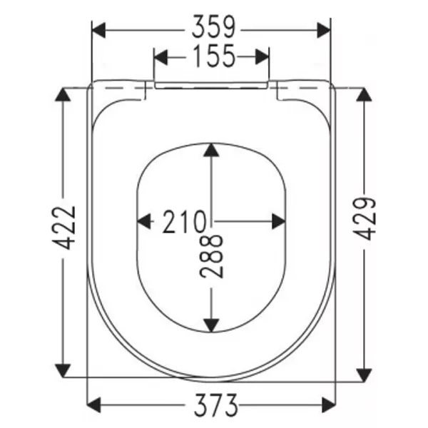 Capac WC Villeroy & Boch Architectura, SoftClose, duroplast, alb, 98M9C101 [11]