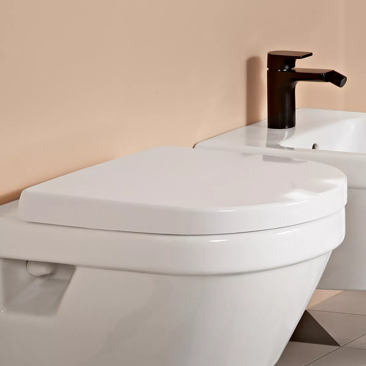 Capac WC Villeroy & Boch Architectura, SoftClose, duroplast, alb, 98M9C101 [4]