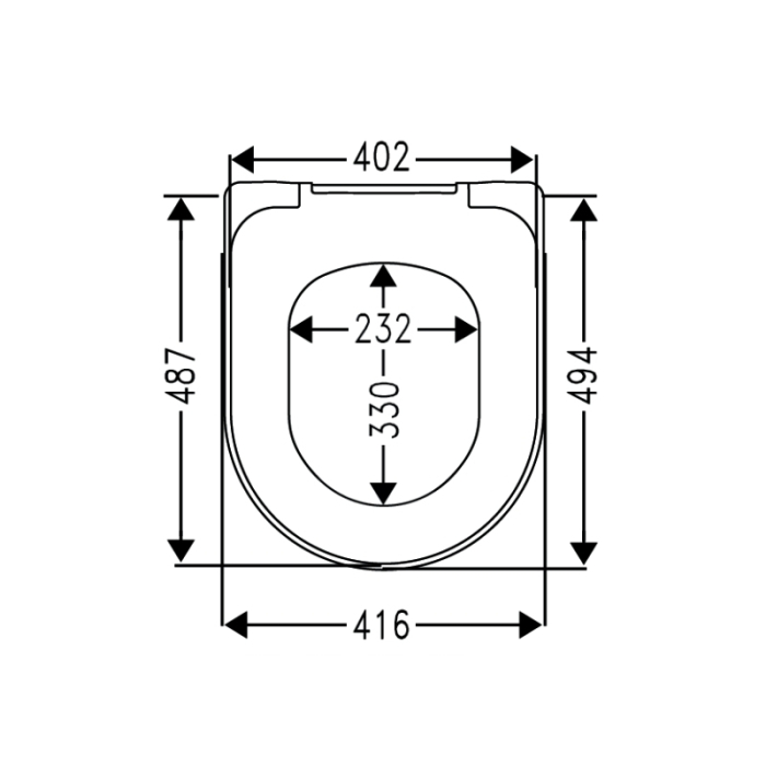 Capac WC Villeroy & Boch, Architectura, XXL, soft close, alb [2]