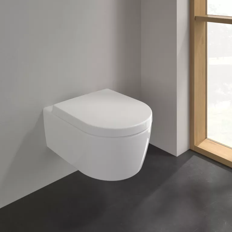 Capac WC Villeroy & Boch Avento, SoftClose, QuickRelease, duroplast, alb, 9M77C101 [7]