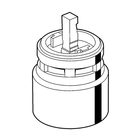 Cartus ceramic Kludi, 46 mm, 7520100-00 [3]