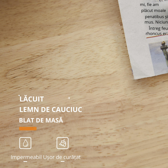  Carucior de bucatarie suport condimente cu 3 niveluri si 4 roti din MDF si PAL, 89x45x89.5cm, alb [6]