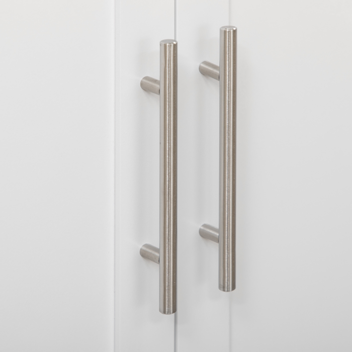  Carut Bucatarie 109×40×89 cm - Blat Lemn, Roti & Spatiu Depozitare [8]