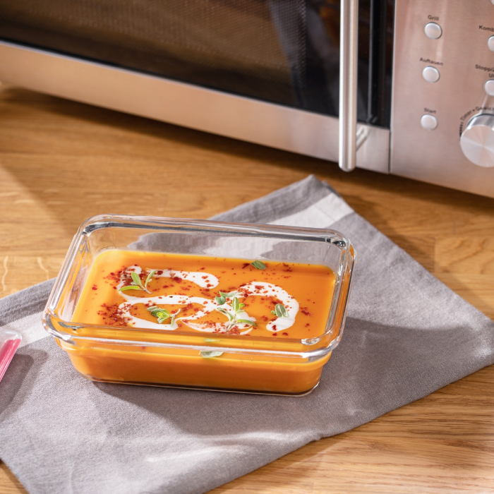 Caserola Tefal MasterSeal Glass N1040610, 0.70 L, sticla, inchidere 100% etansa, transparent [4]