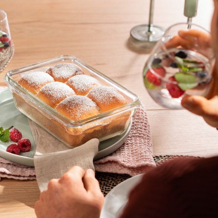 Caserola Tefal MasterSeal Glass N1041010, 1.30 L, sticla, inchidere 100% etansa, transparent [5]