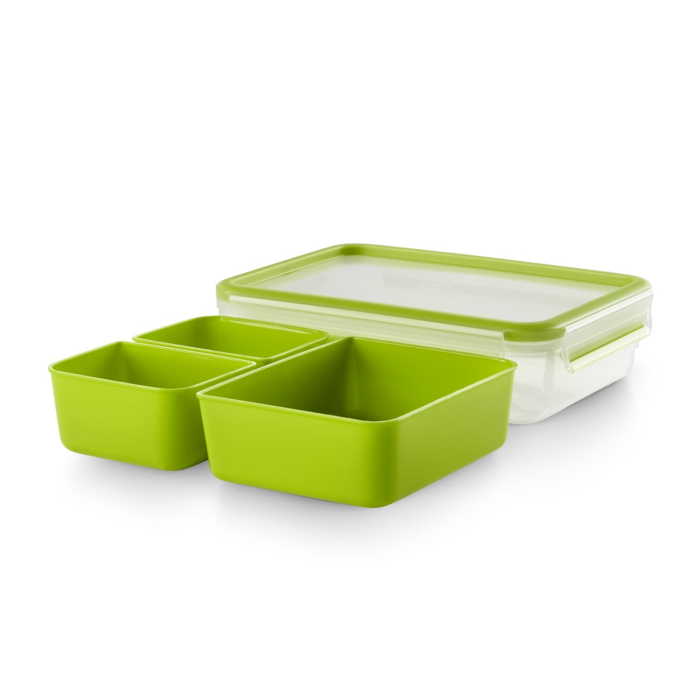 Caserola Tefal MasterSeal to Go K3100412 , 1.2 L, plastic, inchidere 100% etansa, verde [4]