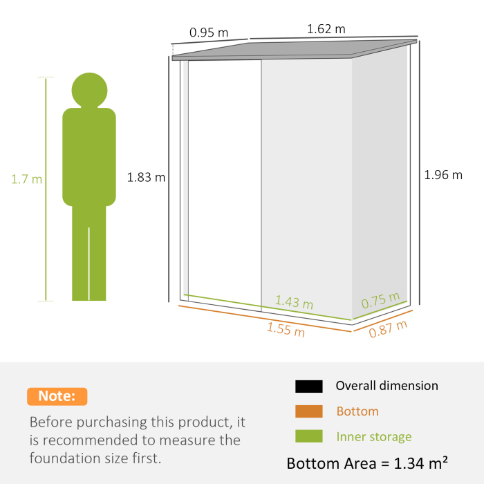  Casuta de Gradina din Otel pentru Depozitare cu Sistem de Blocare, 161,5x94,5x196cm, Verde [3]